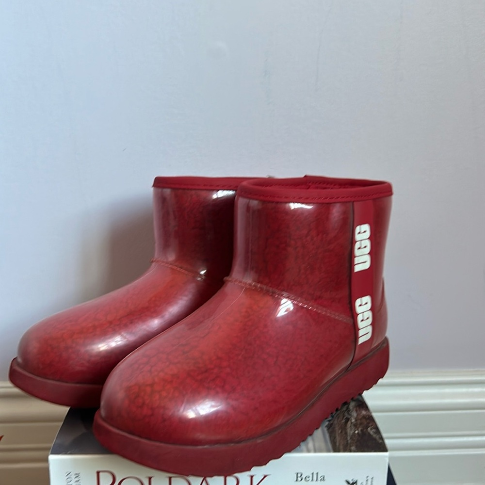 Red UGG booties